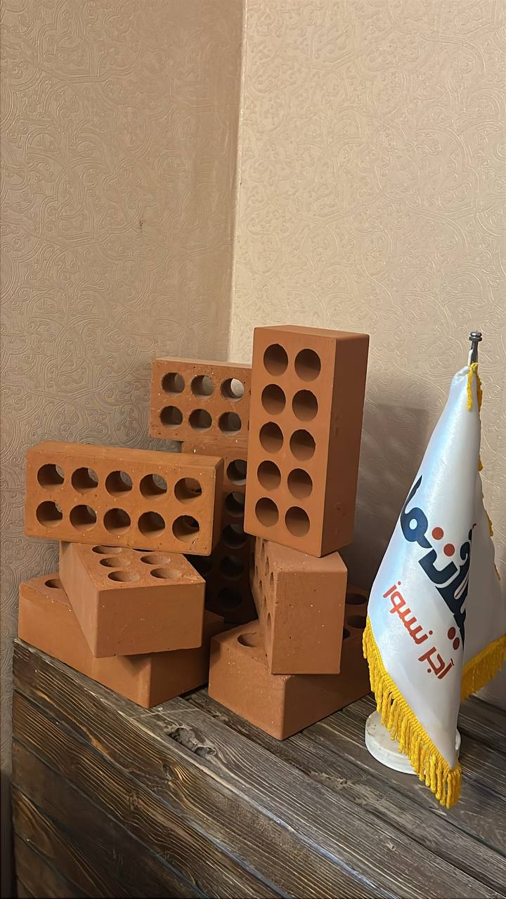 آجر لفتون قرمز 4 طرف نما